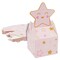 24 Pack Pink Star Themed Party Favor Gable Treat Boxes for Girls Twinkle Twinkle Little Star Baby Shower Decorations (3.5 x 7.7 In)